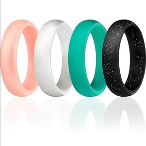 ROQ Affordable Silicone Bands for Women 4 Packs